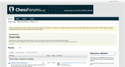 Desktop Screenshot of chessforums.org
